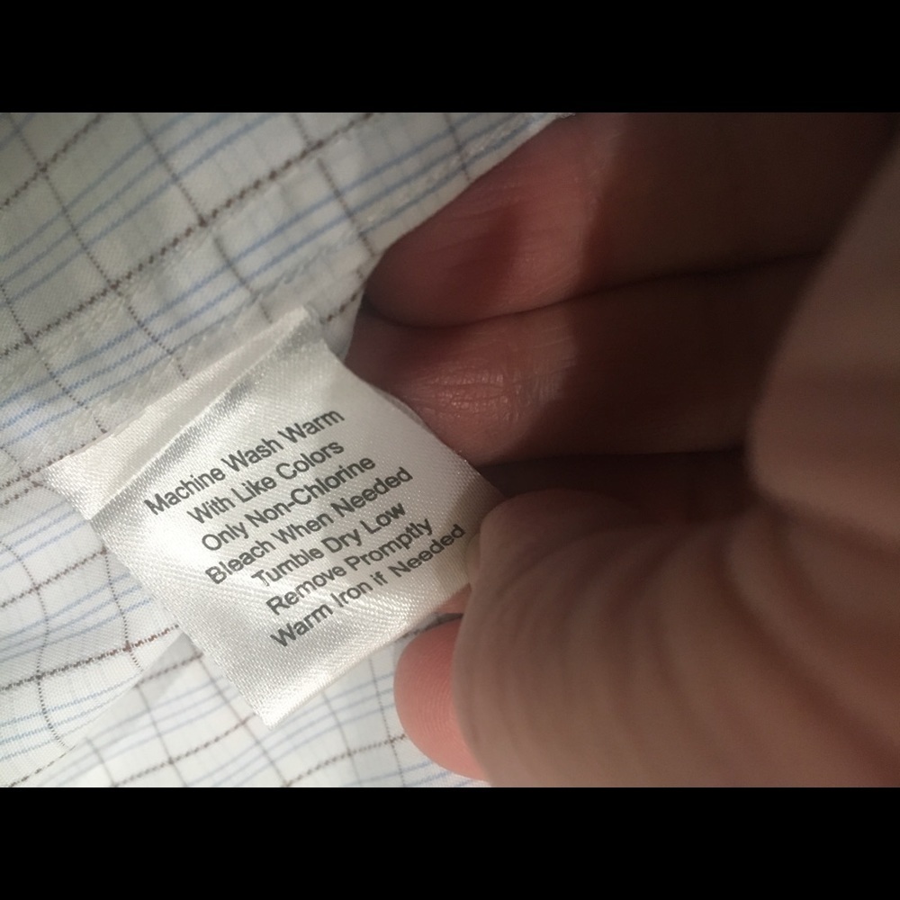 Joseph & Feiss Light Blue and White Checked Button-Down Shirt - Picture 6 of 7